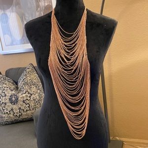Copper Bib Necklace